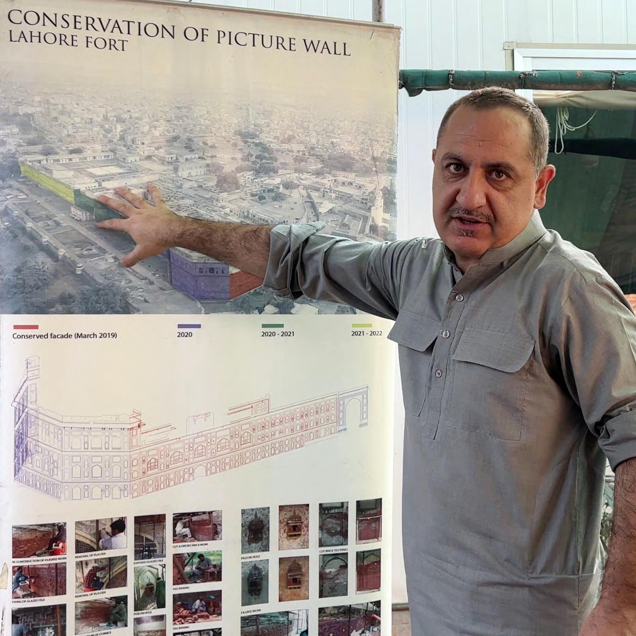 Wajahat Ali, Architect and Restorer, Fort Lahore